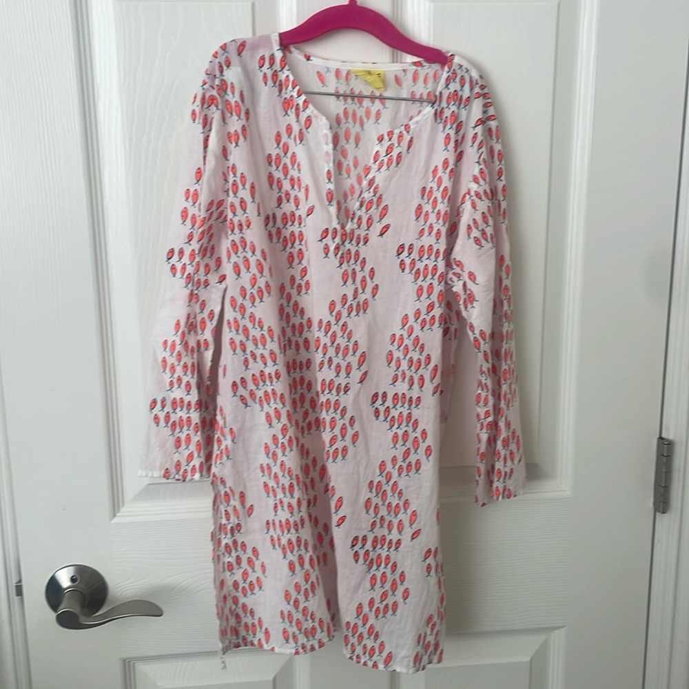 Roberta Roller Rabbit by Crewcuts Fish Coverup - Size 10